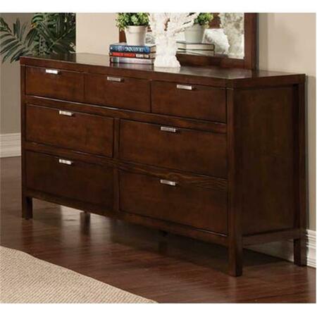 ALPHINEFURNITURE Carmel Dresser, Cappuccino JR-03